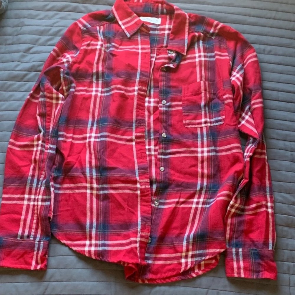 Hollister Red Flannel